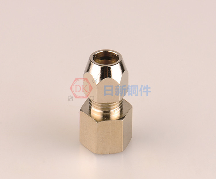 铜卡套式管接头 铜卡套式管接头