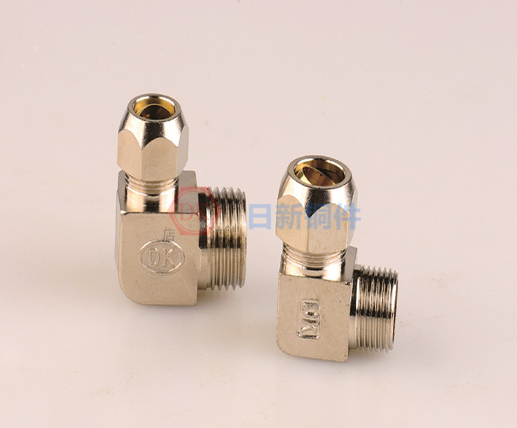 铜卡套式管接头 铜卡套式管接头